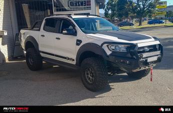 FORD RANGER BULLY XD MATTE GREY BLACK RING